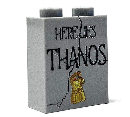  LEGO Thanos Tombstone Custom Printed 1x2x2 Brick -  ToylandEU™