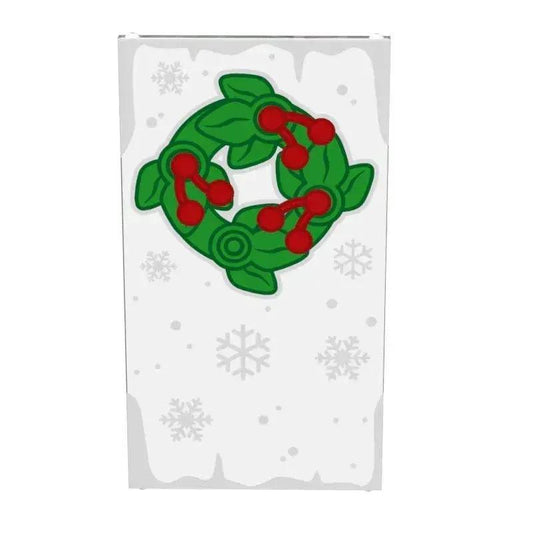  LEGO Window Panel Christmas Wreath Printed By B3 Customs -  ToylandEU™