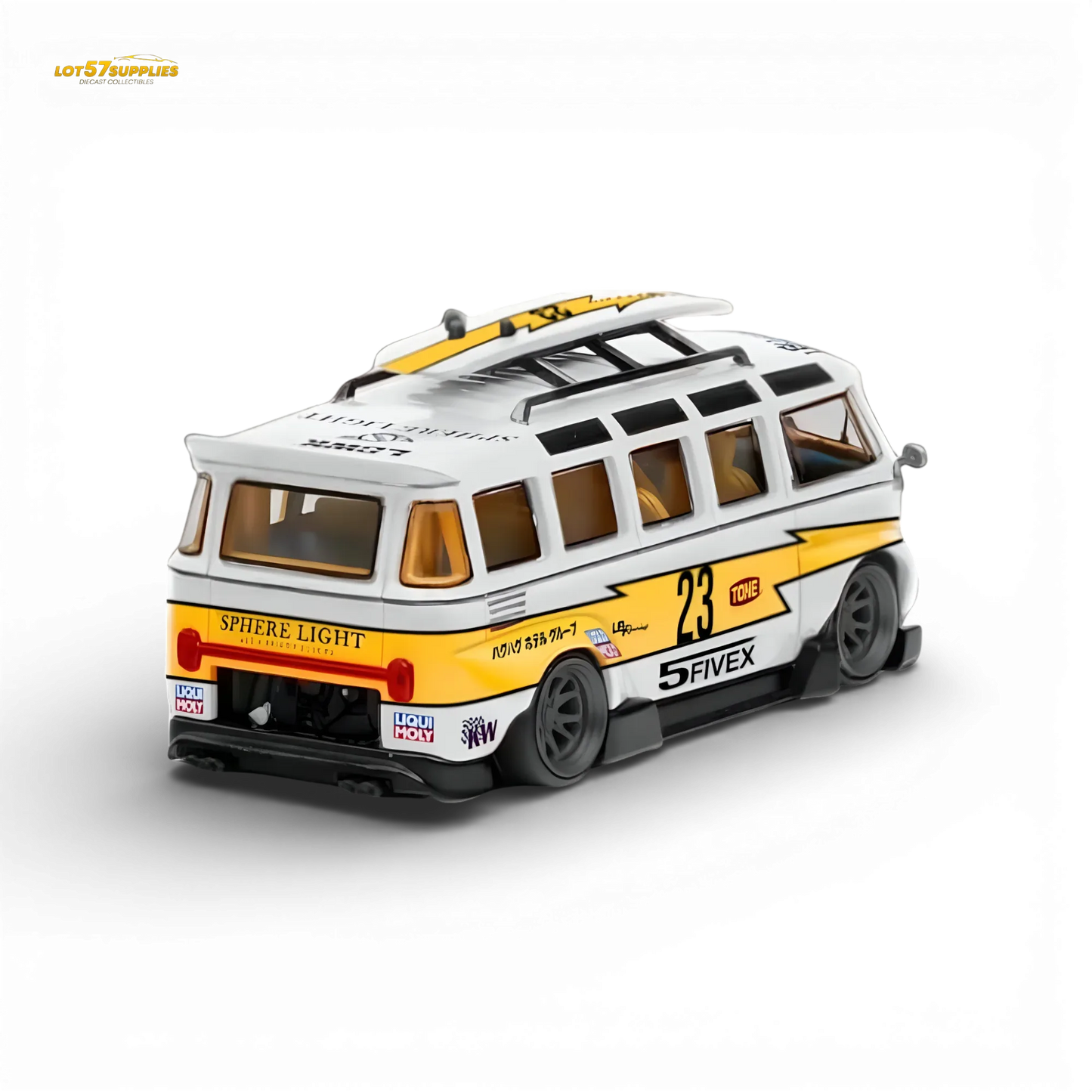 LF Model Volkswagen T1 Kombi WideBody Surfboard 1:64 - ToylandEU