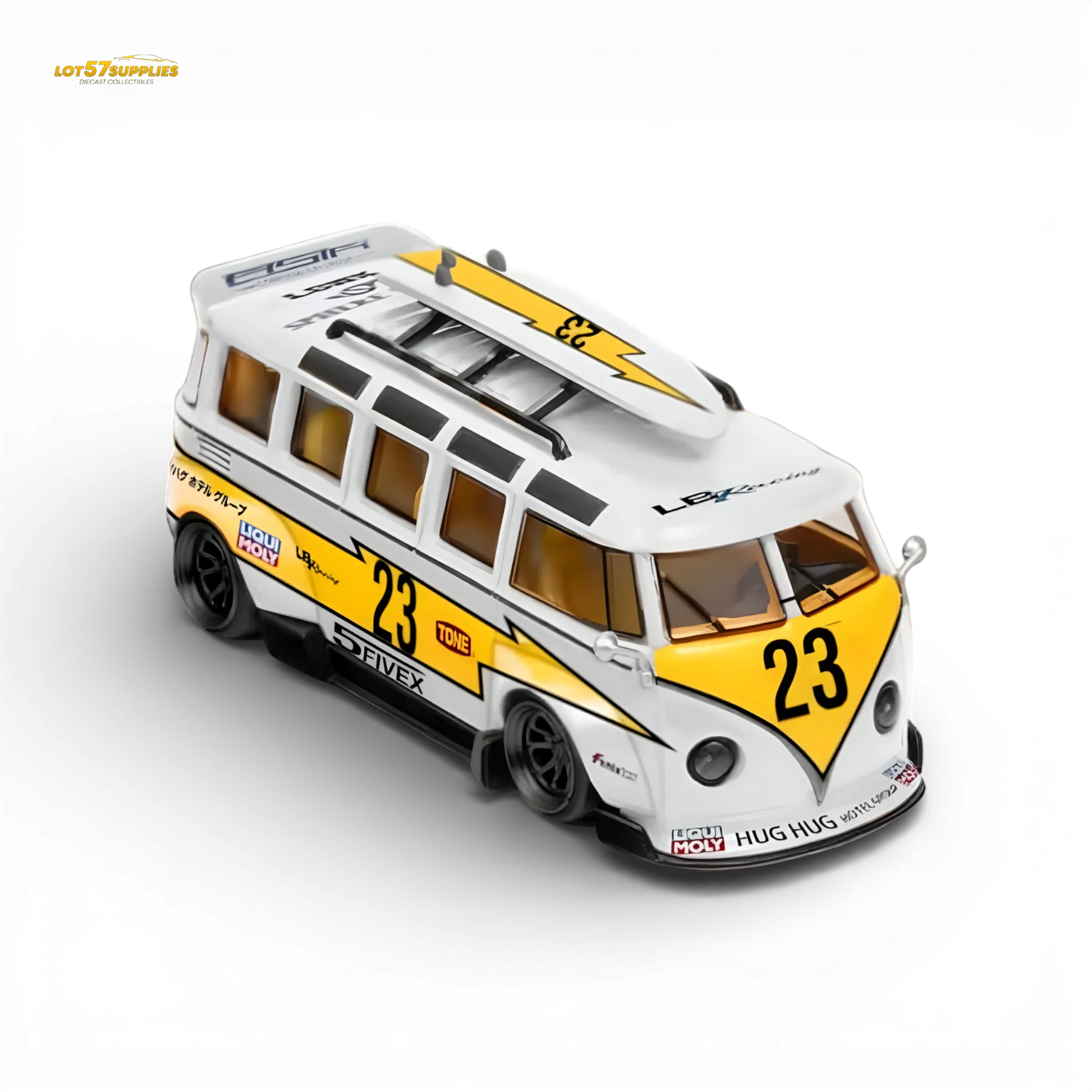 LF Model Volkswagen T1 Kombi WideBody Surfboard 1:64 - ToylandEU