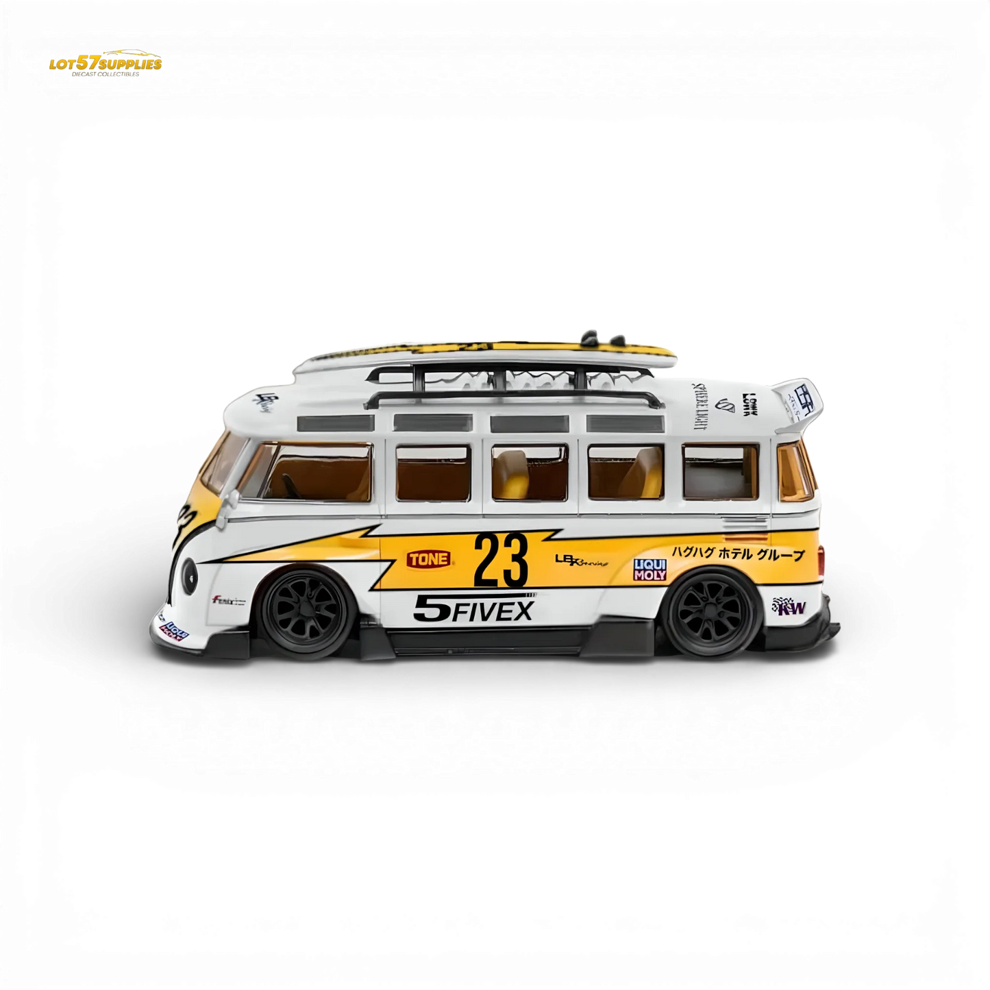 LF Model Volkswagen T1 Kombi WideBody Surfboard 1:64 - ToylandEU