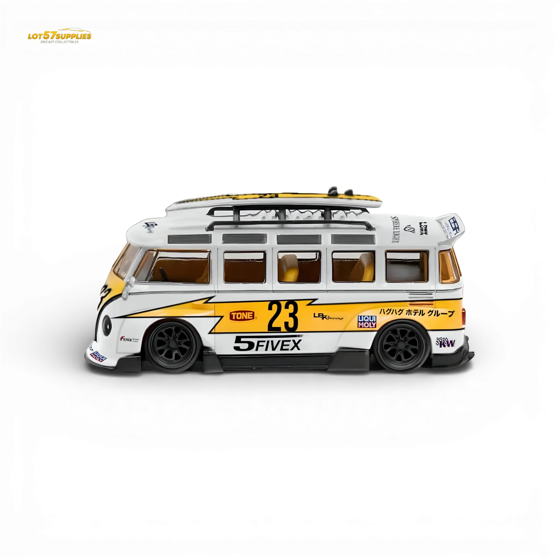 LF Model Volkswagen T1 Kombi WideBody Surfboard 1:64 - ToylandEU