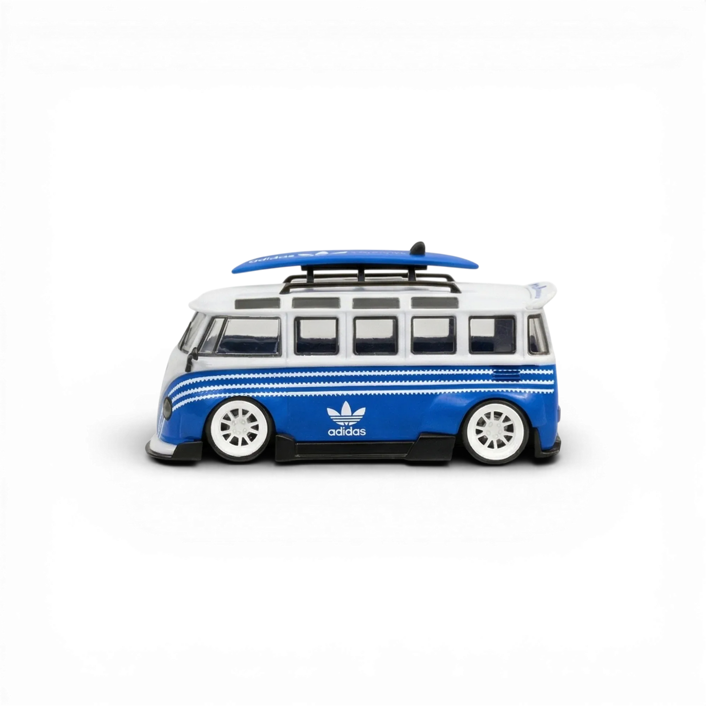 LF Model Volkswagen T1 Kombi with Surfboards Blue/White 1:64 - ToylandEU