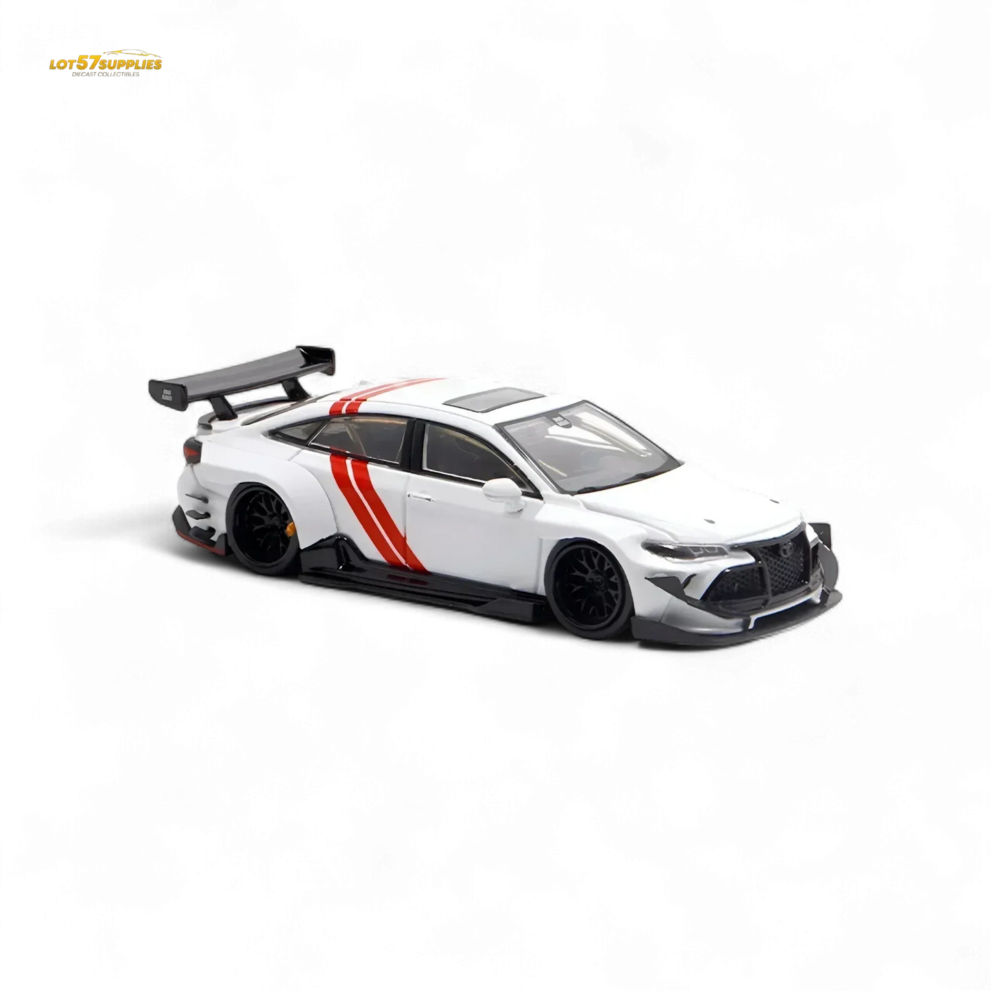 LMF Toyota Avalon Modified Concept - White Livery 1:64 - ToylandEU