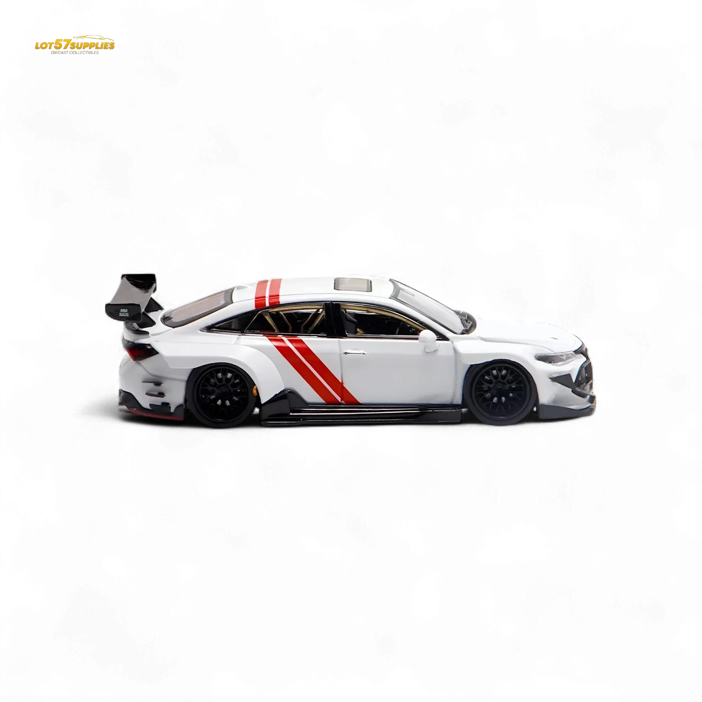 LMF Toyota Avalon Modified Concept - White Livery 1:64 - ToylandEU