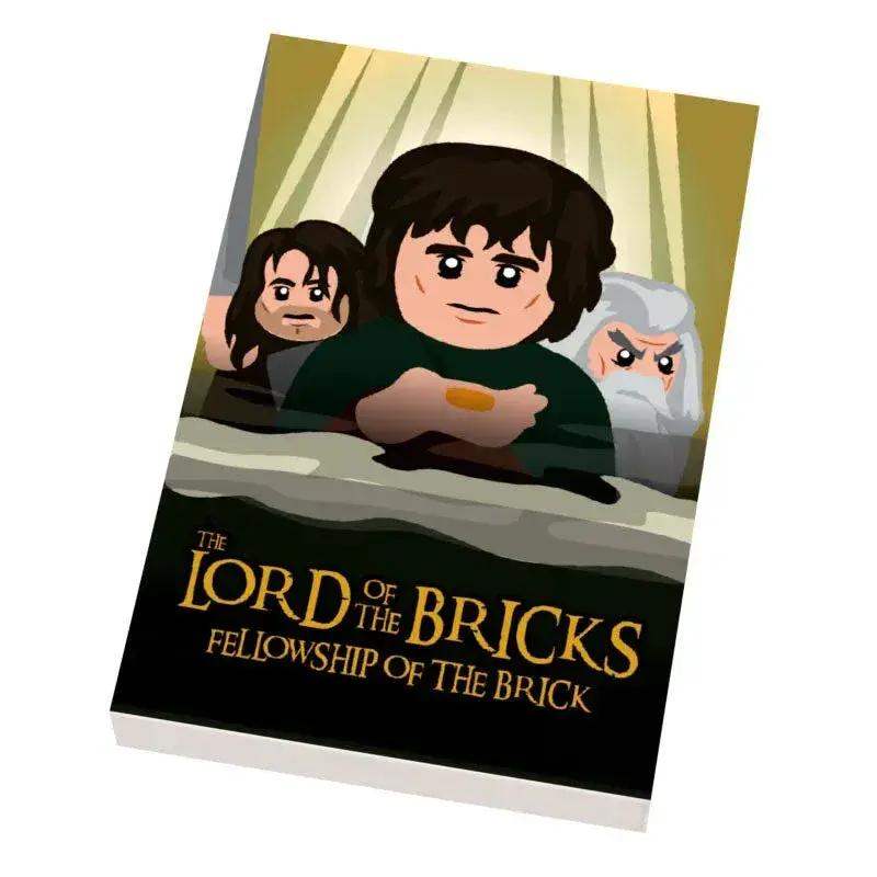 LOTR Lord of the Brick, Fellowship Movie Cover (2x3 Tile) - B3 Customs - ToylandEU