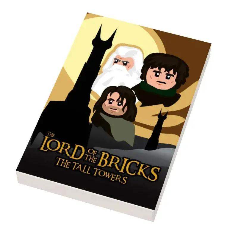 LOTR Lord of the Brick, Two Towers Movie Cover (2x3 Tile) - B3 Customs - ToylandEU