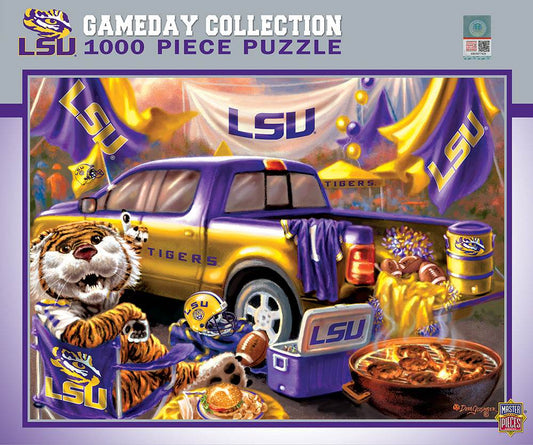 LSU Tigers 1000 Piece Gameday Puzzle By MasterPieces - ToylandEU
