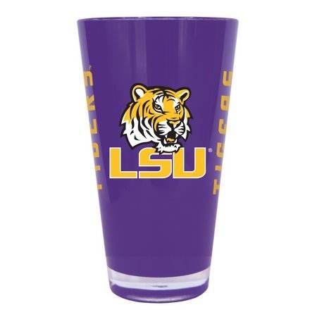 LSU Tigers 20oz Insulated Plastic Pint Glass BPA Free - ToylandEU