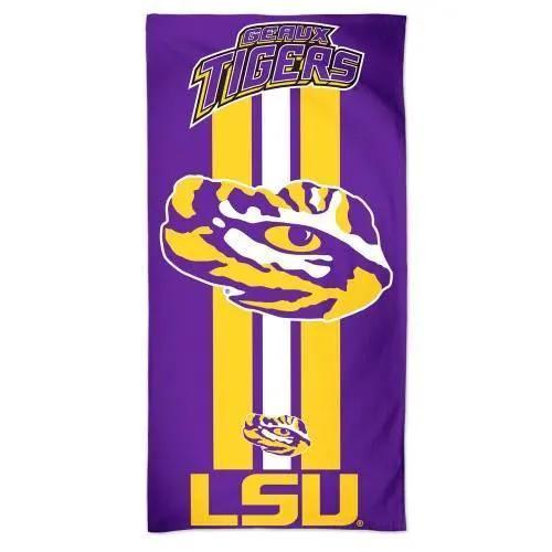  LSU Tigers Beach Towel 30x60 Velour Cotton Essentials -  ToylandEU™