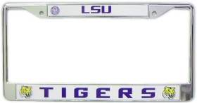 LSU Tigers Chrome License Plate Frame by Rico Industries - ToylandEU