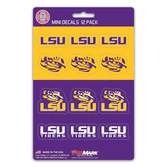  LSU Tigers Decal Set Mini 12 Pack Premium Vinyl UV Laminate -  ToylandEU™