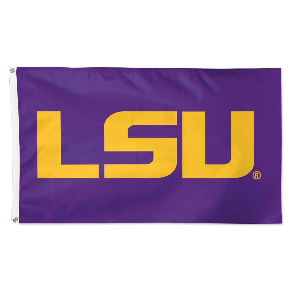LSU Tigers Flag 3x5 Durable Sewn Ends With Brass Grommets - ToylandEU