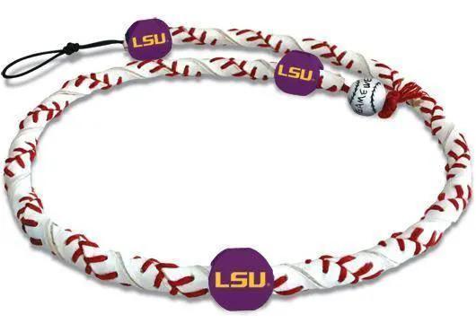  LSU Tigers Frozen Rope Necklace Baseball Leather Authentic -  ToylandEU™