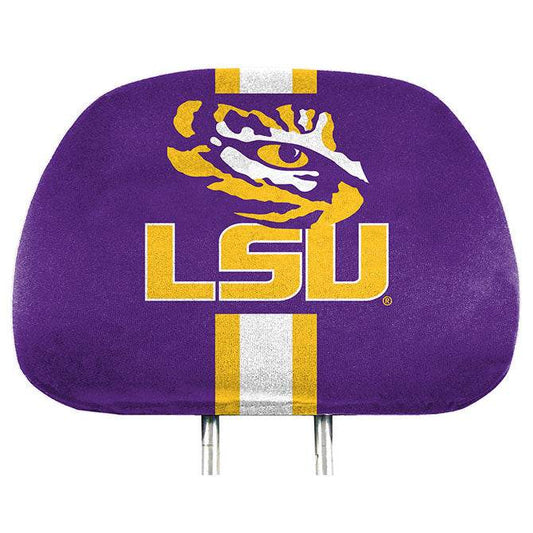 LSU Tigers Headrest Covers Full Printed Style Two Pack - ToylandEU