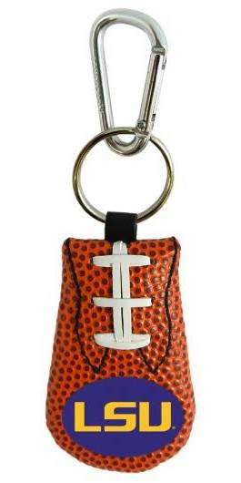 LSU Tigers Keychain Classic Football GameWear Necklace CO - ToylandEU