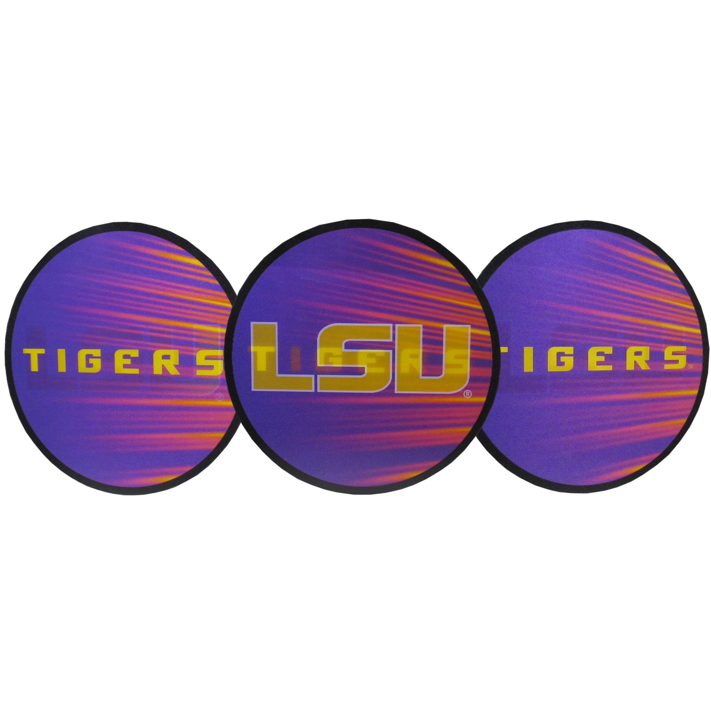 LSU Tigers Lenticular Decal Outdoor Indoor 5 Inch UV Durable - ToylandEU