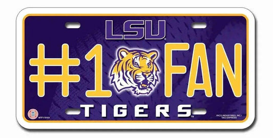  LSU Tigers License Plate #1 Fan -  ToylandEU™