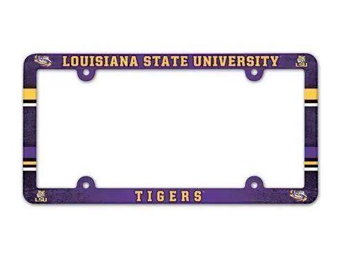 LSU Tigers License Plate Frame - Full Color - ToylandEU