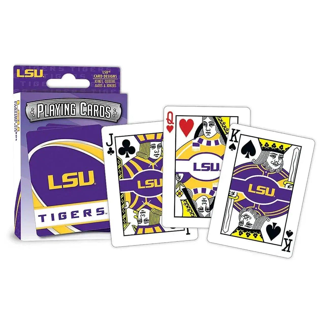  LSU Tigers Logo Playing Cards 52 Card Deck MasterPieces -  ToylandEU™