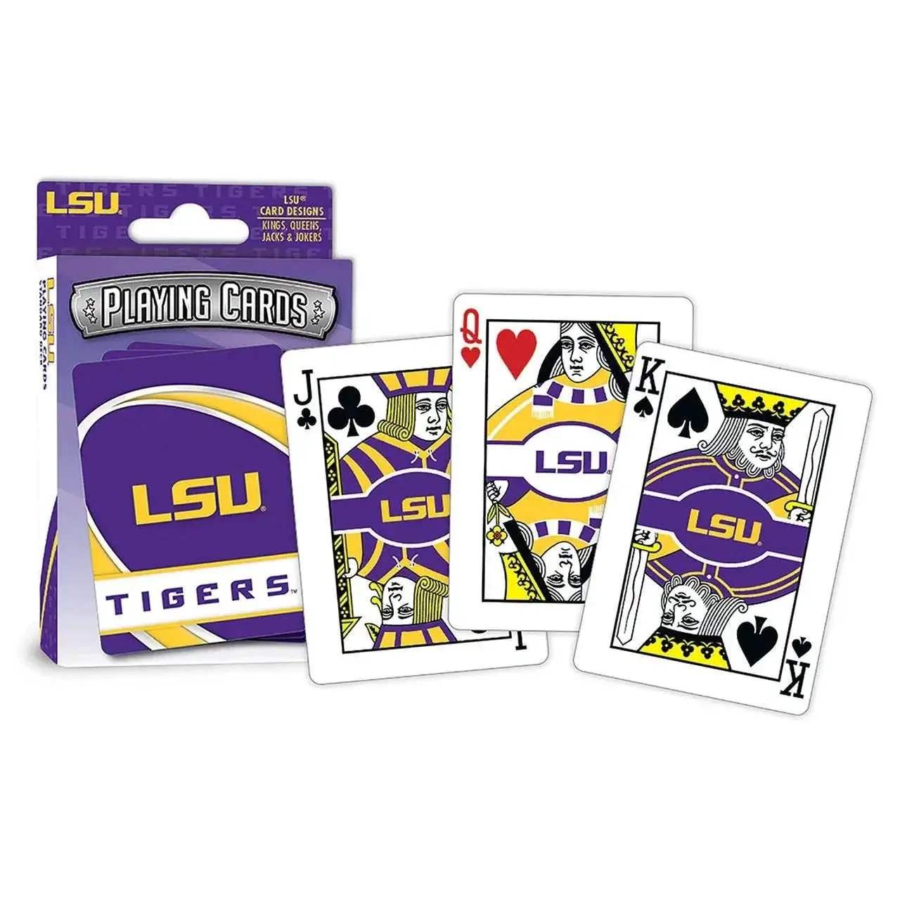  LSU Tigers Logo Playing Cards 52 Card Deck MasterPieces -  ToylandEU™