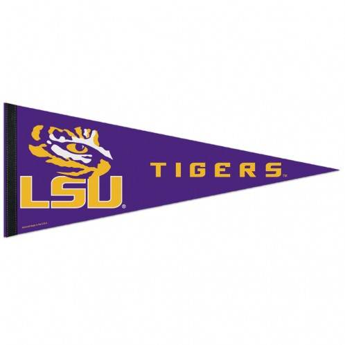 LSU Tigers Premium 12x30 Felt Pennant With Full Color - ToylandEU