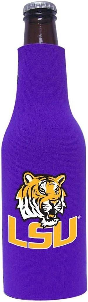 LSU Tigers Purple Bottle Holder Zippered Neoprene 12oz - ToylandEU