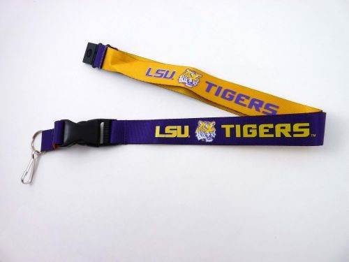 LSU Tigers Reversible Lanyard Aminco Officially Licensed - ToylandEU