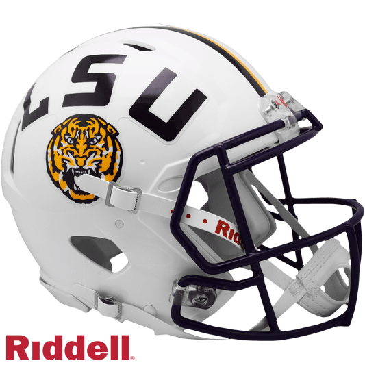 LSU Tigers Riddell Speed Authentic Helmet White Special - ToylandEU