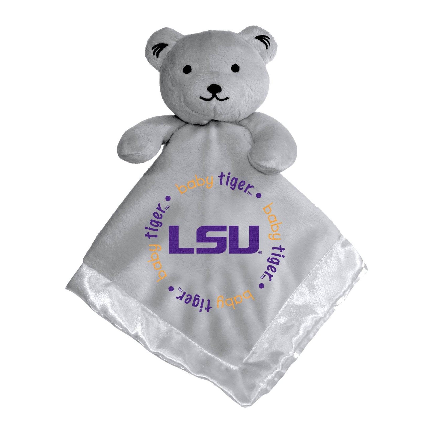LSU Tigers Security Bear Gray Plush 14x14 Special Order - ToylandEU