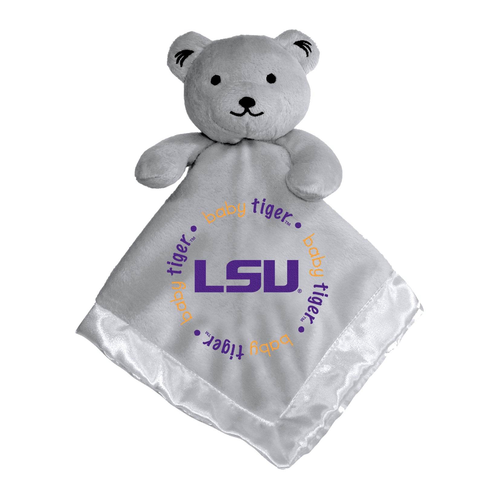 LSU Tigers Security Bear Gray Plush 14x14 Special Order - ToylandEU