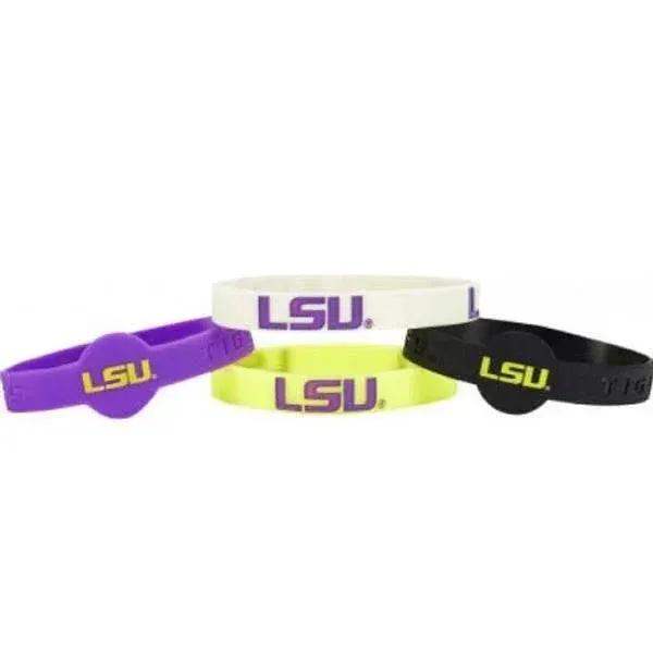  LSU Tigers Silicone Bracelets 4 Pack Officially Licensed -  ToylandEU™