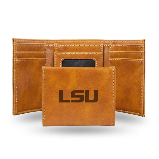  LSU Tigers Trifold Wallet Laser Engraved Premium Leather -  ToylandEU™