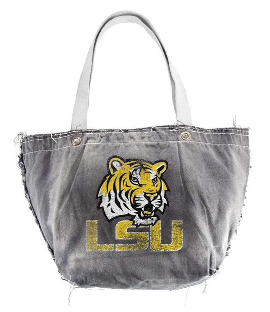  LSU Tigers Vintage Tote Bag Cotton Canvas Handcrafted -  ToylandEU™