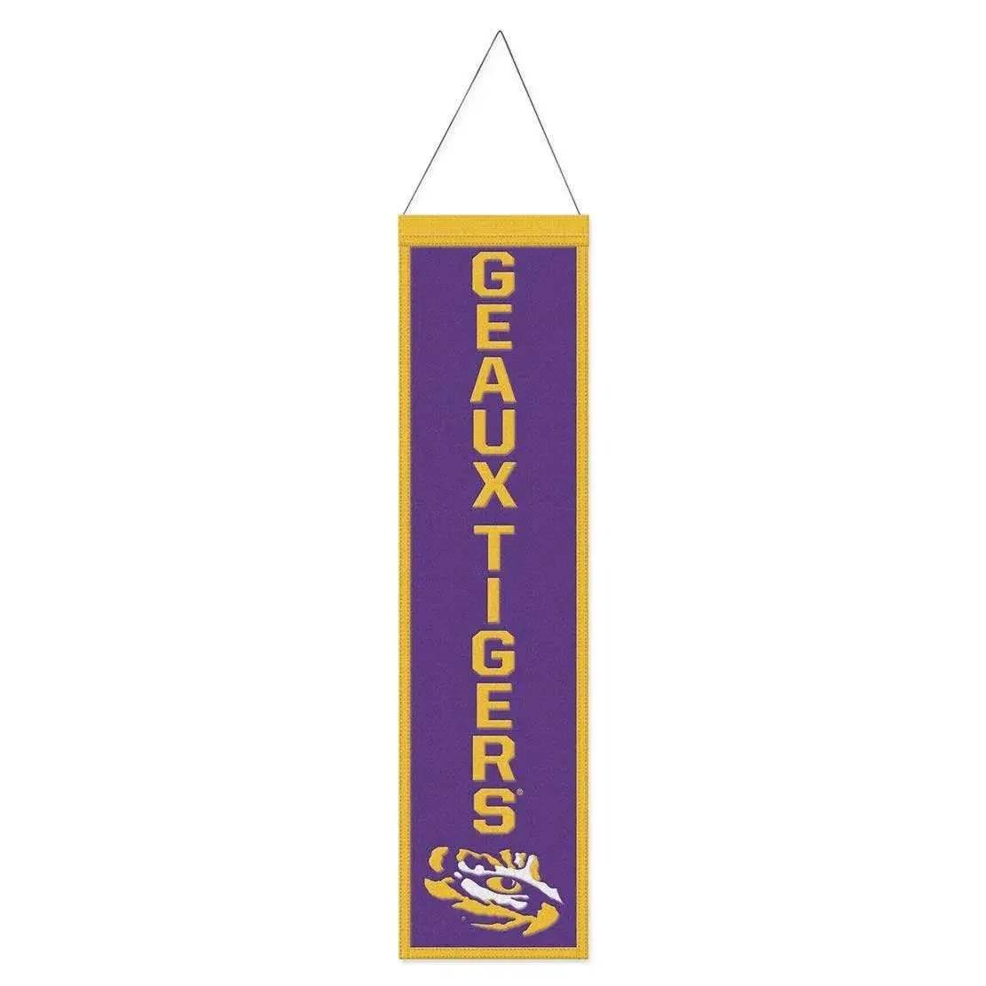  LSU Tigers Wool Banner 8x32 Heritage Slogan Design Edition -  ToylandEU™