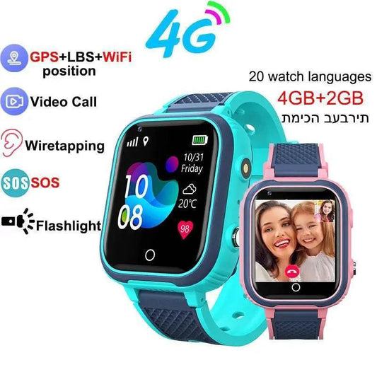  LT21 4G Smart Watch Kids GPS WIFI Video Call Waterproof -  ToylandEU™