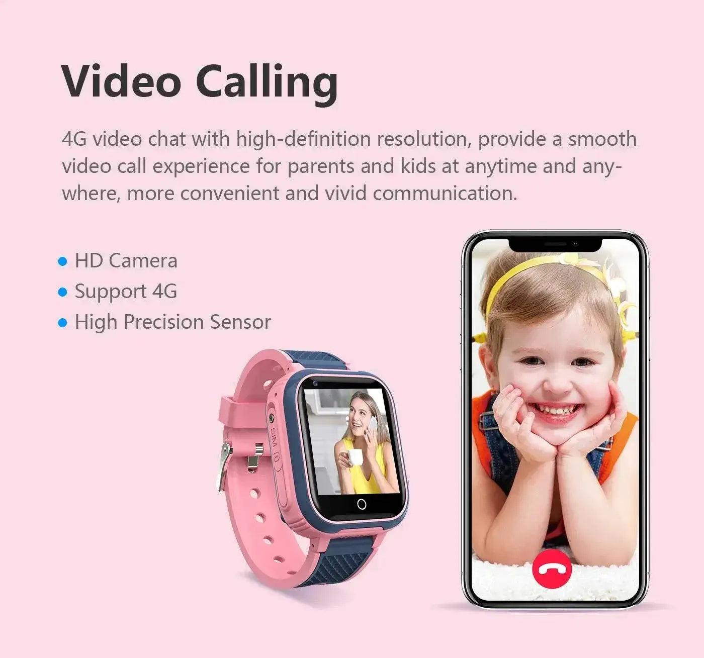  LT21 4G Smart Watch Kids GPS WIFI Video Call Waterproof -  ToylandEU™