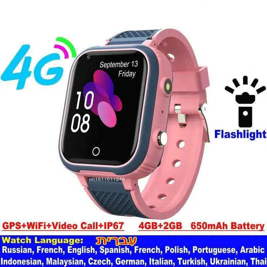  LT21 4G Smart Watch Kids GPS WIFI Video Call Waterproof -  ToylandEU™