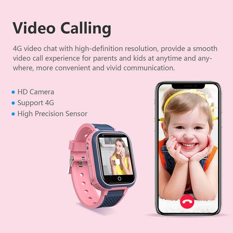 LT21 4G Smart Watch Kids GPS WIFI Video Call Waterproof - ToylandEU