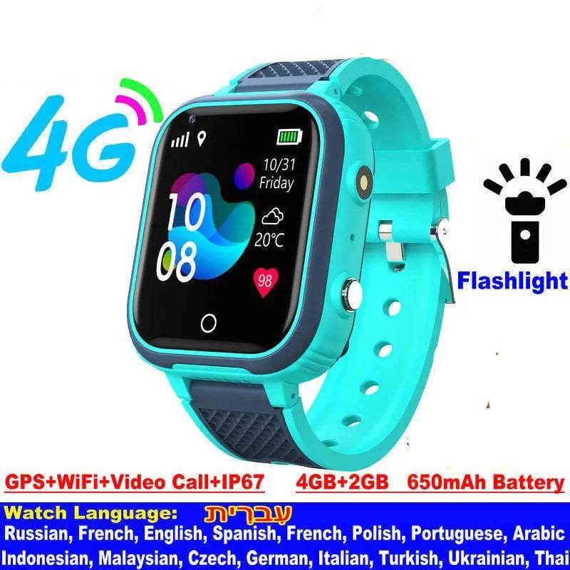 LT21 4G Smart Watch Kids GPS WIFI Video Call Waterproof - ToylandEU