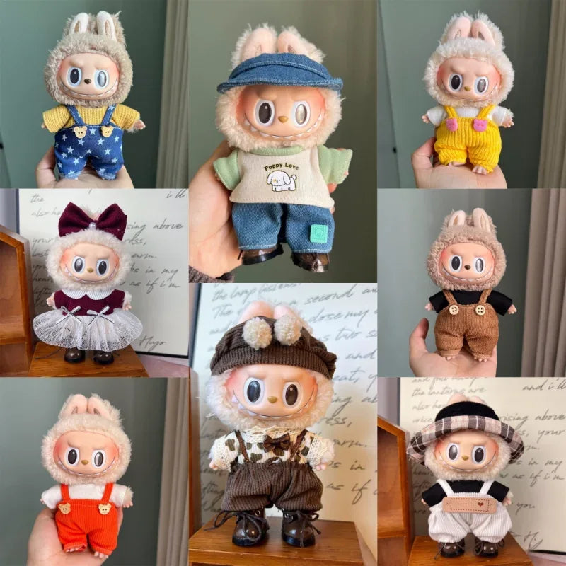 Labbubu Doll Clothes Set 17cm With Kpop Idol Style Deluxe - ToylandEU