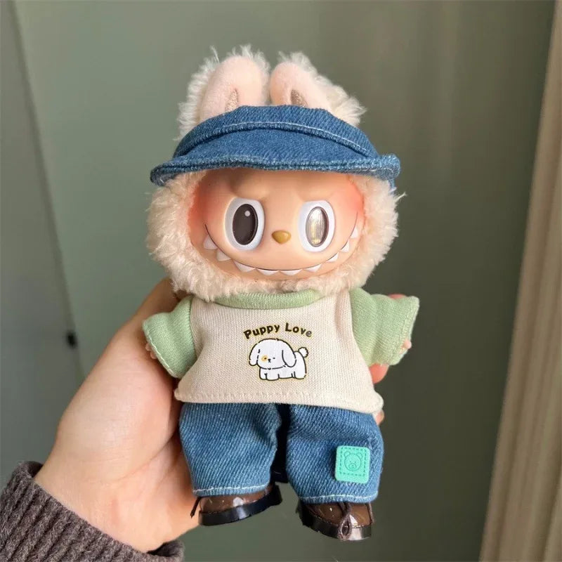 Labbubu Doll Clothes Set 17cm With Kpop Idol Style Deluxe - ToylandEU