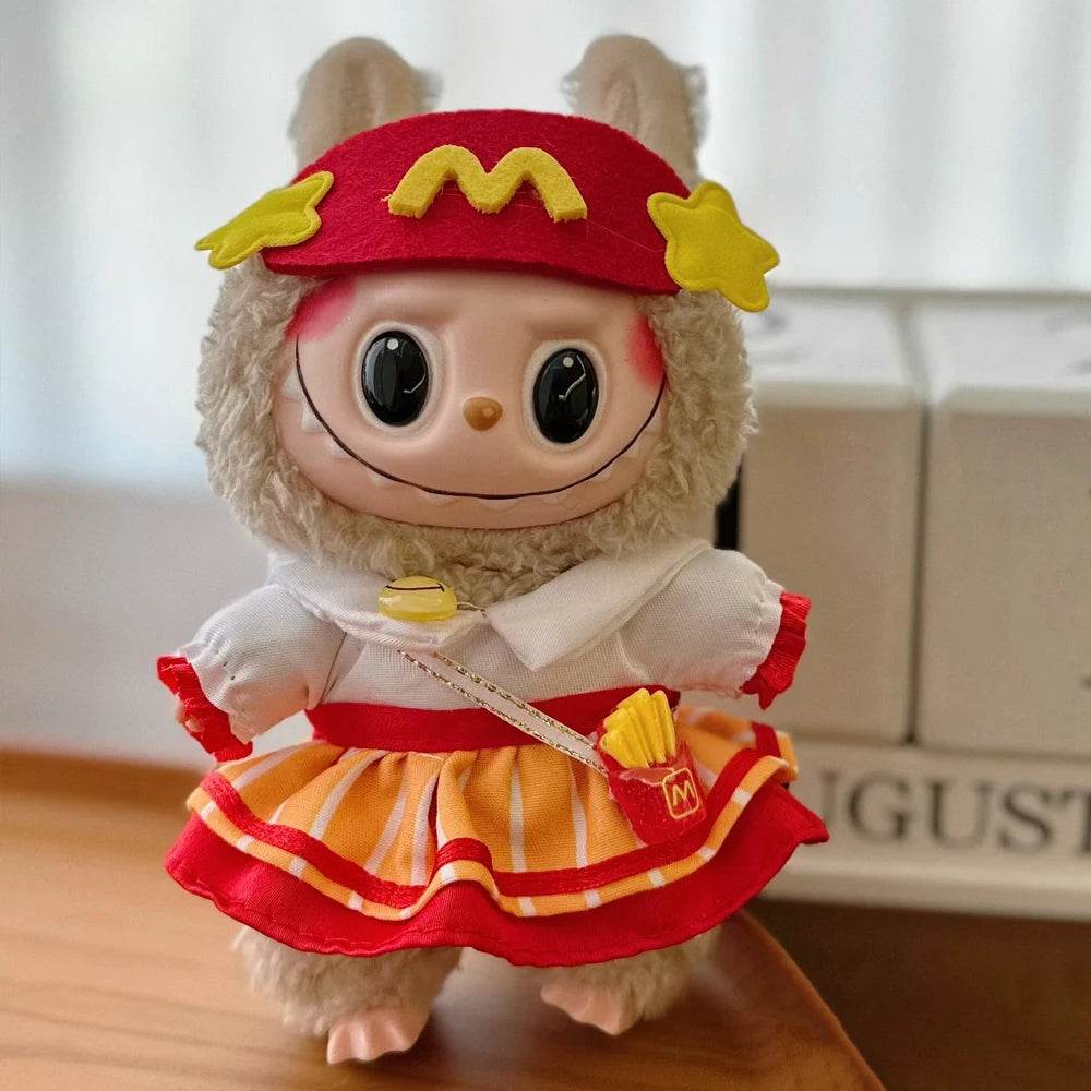 Labubu 17cm Clothes Outfit Accessories for Dolls Fashion - ToylandEU