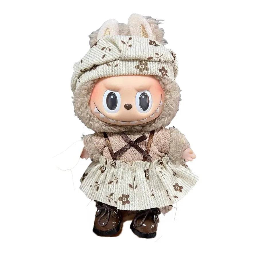 Labubu 17cm Fashion Doll Cute Plush Doll Clothes Set for Boys - ToylandEU