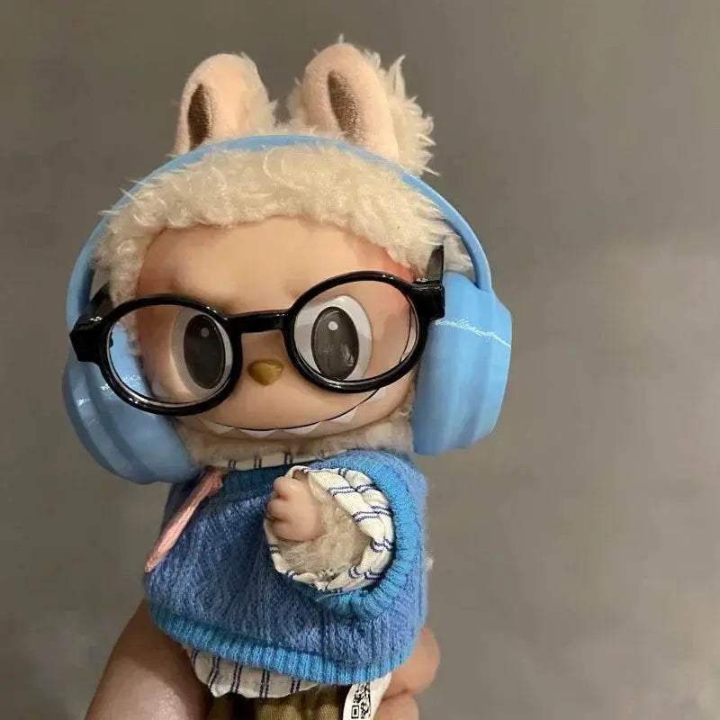 Labubu Accessories: 17cm Labubu Fashion Earphone Doll Earphones - ToylandEU