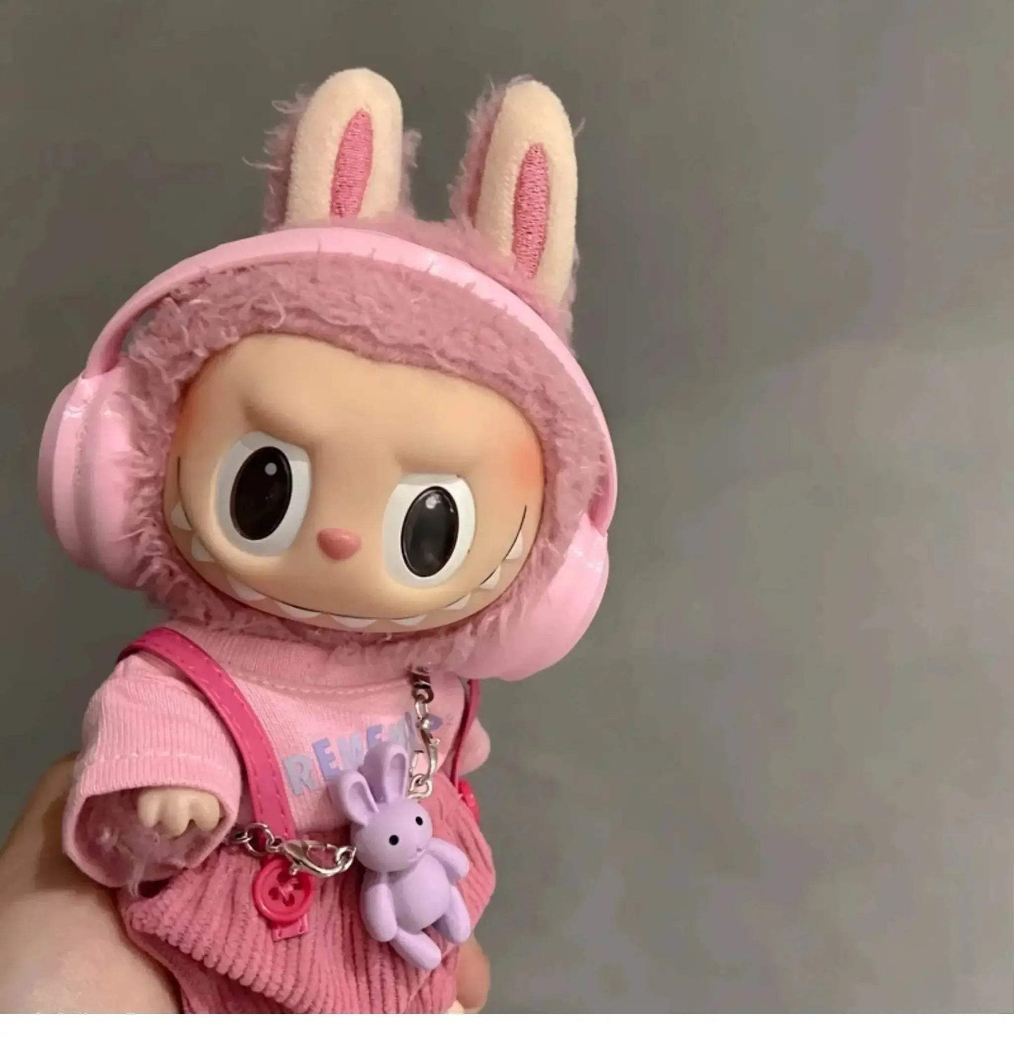 Labubu Accessories: 17cm Labubu Fashion Earphone Doll Earphones - ToylandEU