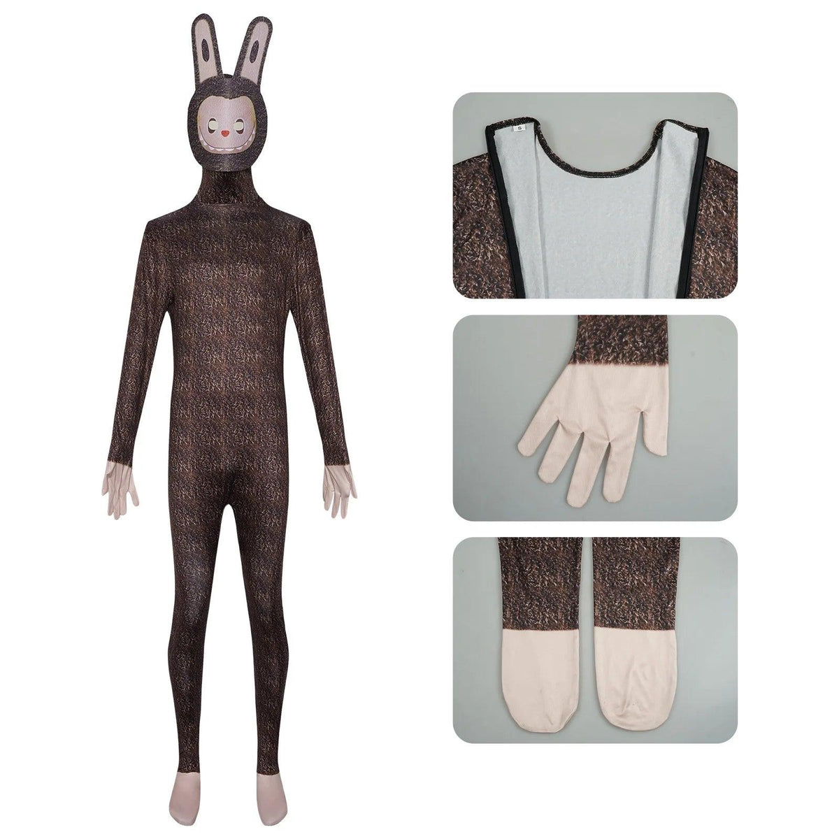 Labubu Costume | Cosplay Jumpsuit & Mask | Toylandeu™