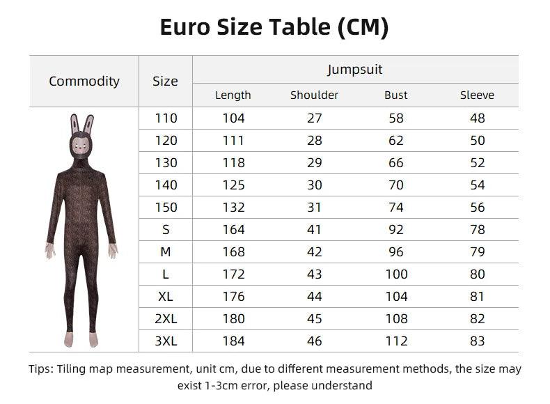 Labubu Costume | Cosplay Jumpsuit & Mask | Toylandeu™