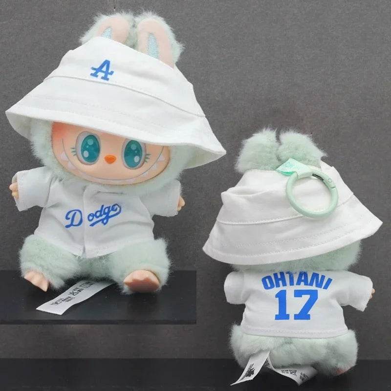 Labubu Doll Clothes 15/17cm Baseball Clothes For Kids - ToylandEU