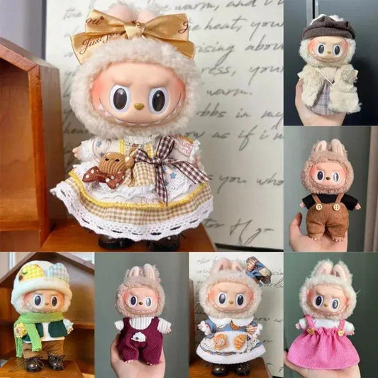  Labubu Doll Clothes Deluxe Set for 17cm Plush Dolls -  ToylandEU™